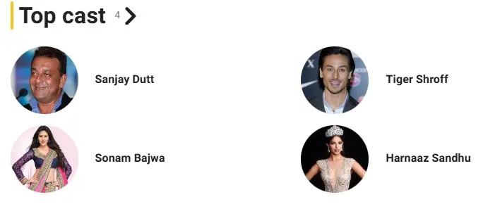 gaagi Tiger Shroff Villain Sanjay Dutt