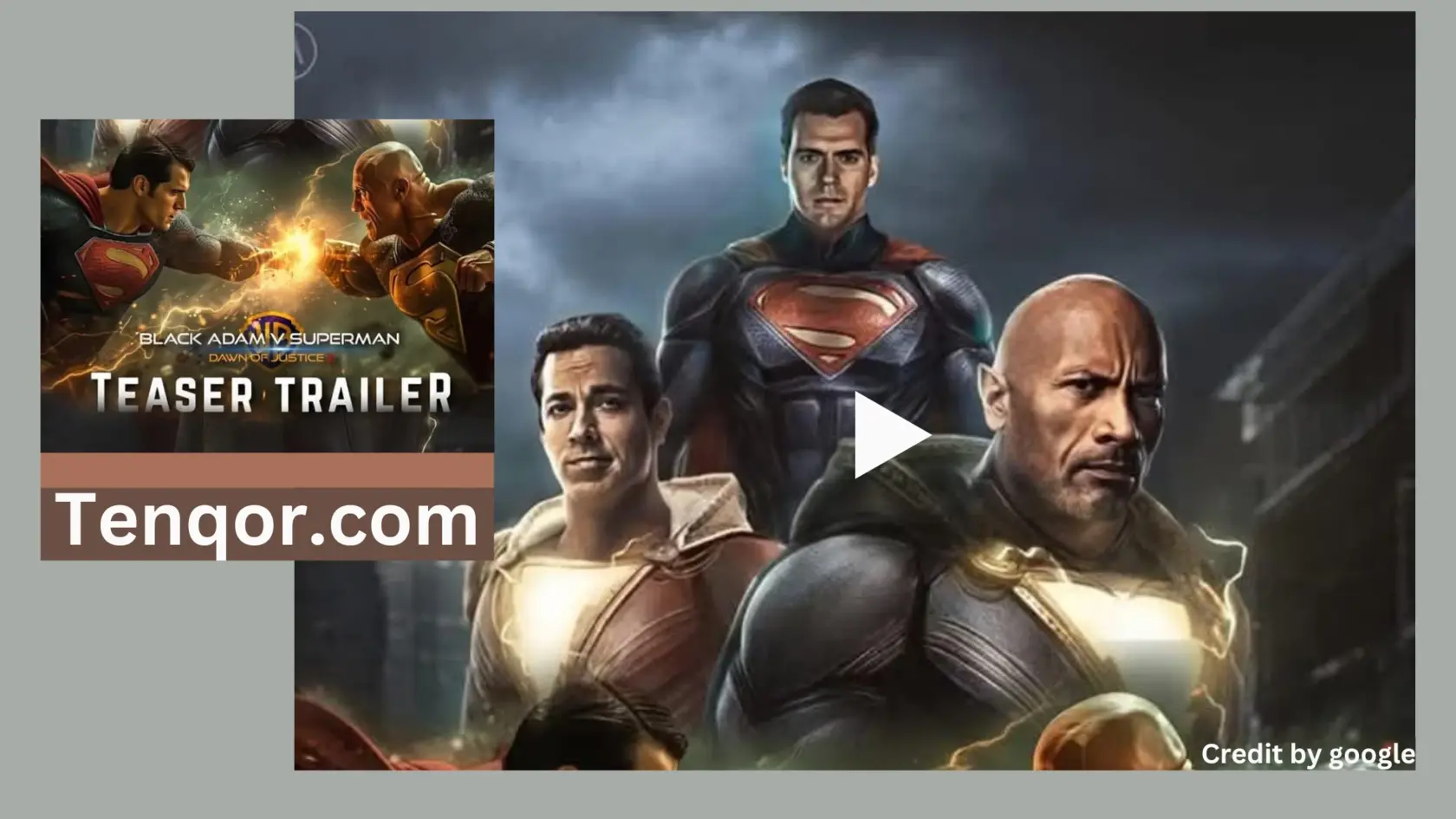 Shazam Vs Black Adam And Man Of Steel